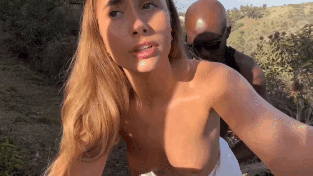 Lily Phillips – Fucks Mannie Coco In Public