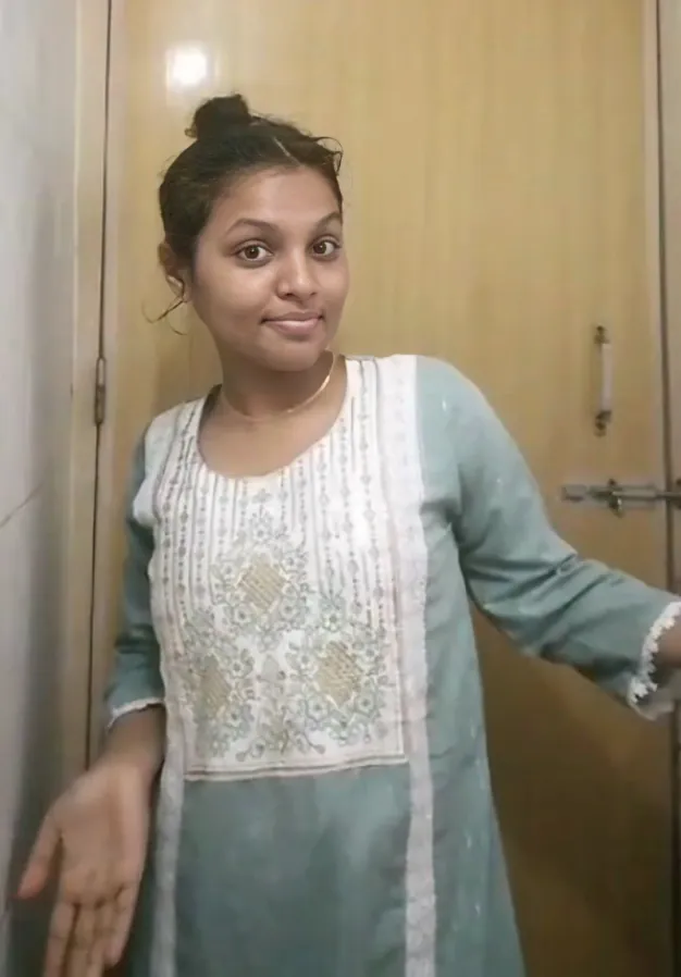 Desi Girlfriend Teasing in Bra and Panties In Bathroom And Fully Nude Try On Session With Horny Moves