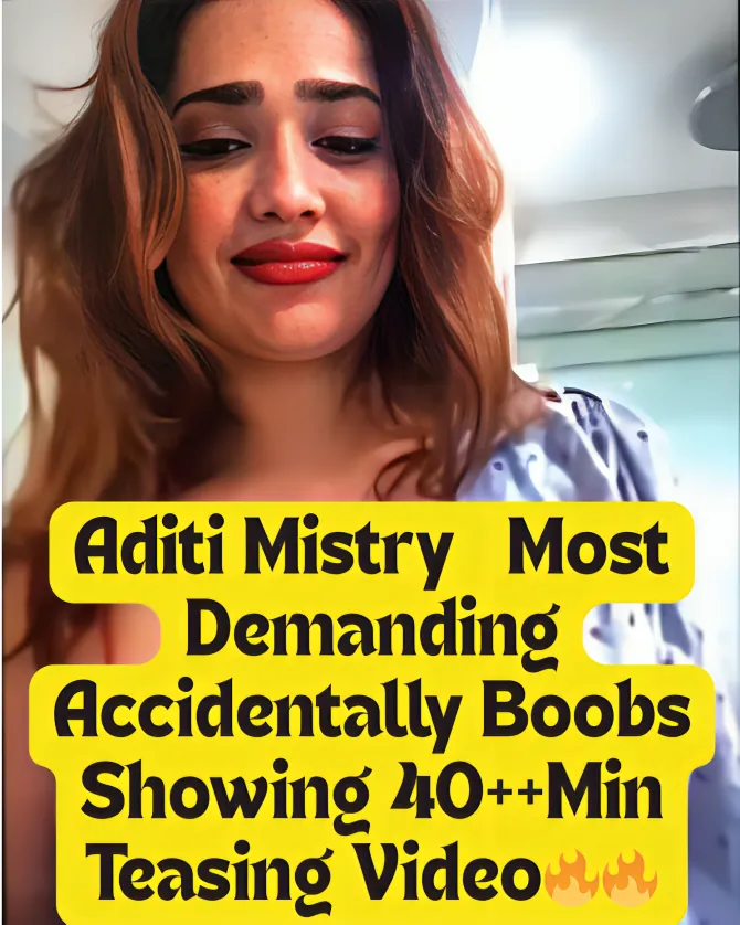 Famous Babe Aditi Mistry Most Demanding Viral Teasing In Saree And Accidentally Nipslip Boobs And Nipples