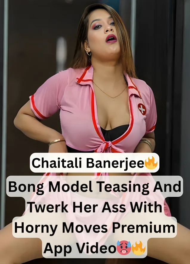 Famous Bong Sexy Model Chaitali Banerjee Aka Abby Banerjee Teasing In Black Lingerie And Twerk Her Ass And Shows Her Big Boobs And Pussy With Horny Moves