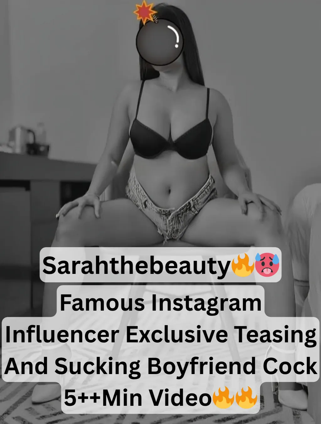 Famous Instagram Influencer Sarahthebeauty Exclusive Tease Sucks Boyfriend Cock in 5+ Min Video