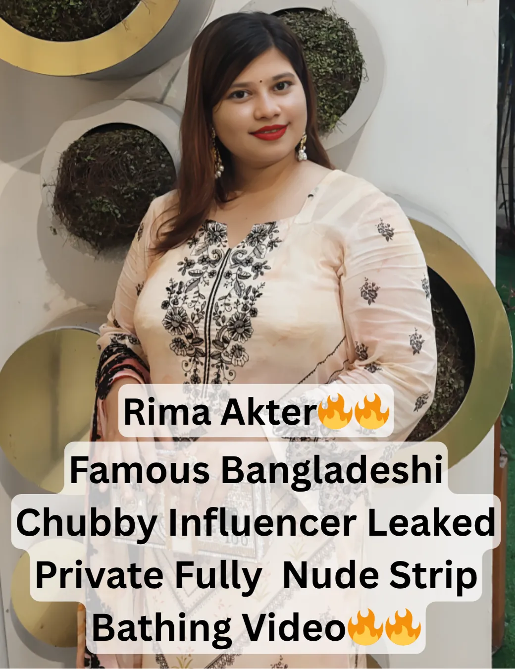 Famous Supersexy Chubby Bangladeshi Influencer Rima Akter Strip Bathing Fully Nude And Teasing With Horny Moves