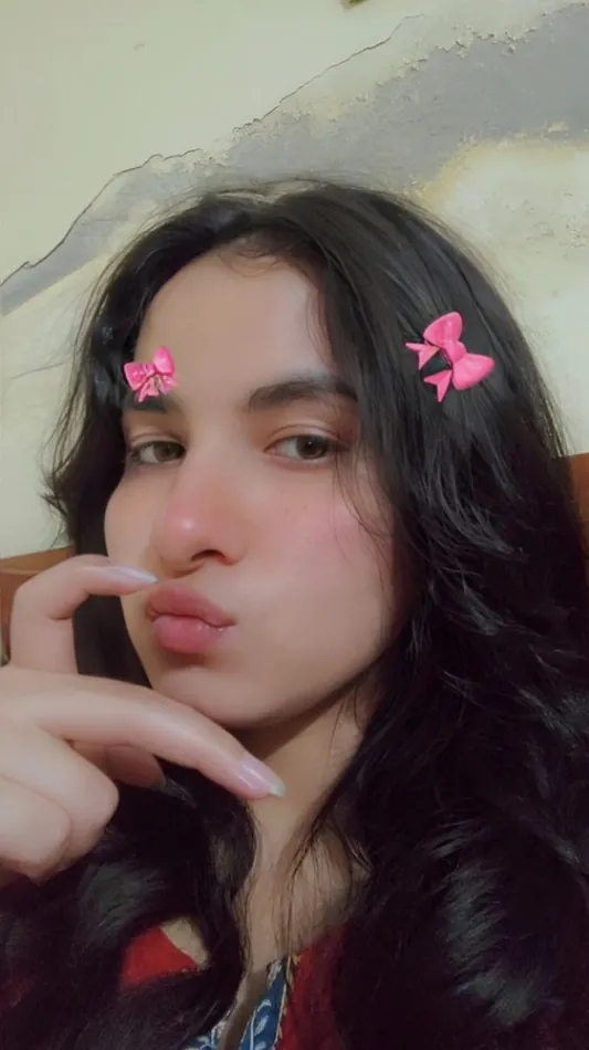 Hot beautiful girl showing her boobs and pressing them with horny moves in premium content