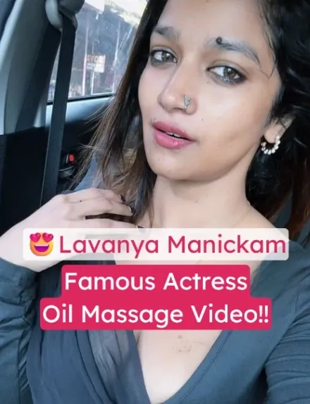 Lavanya Manickam Gives Boyfriend Oil Massage, Completely Bottomless Pussy Show