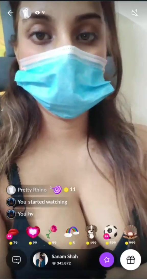 Sanam Shah Nude on Tango Live: Blowjob & Finger Bang