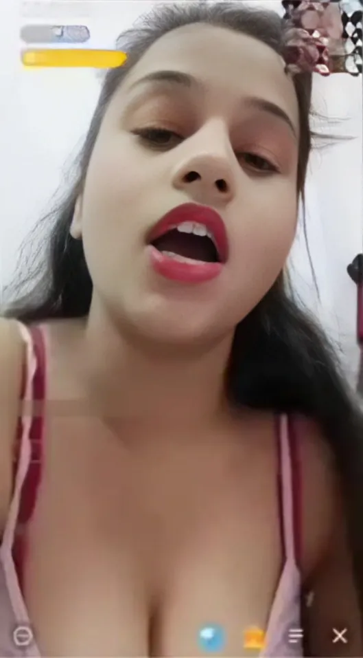 Sexy Desi Babe Naina Showing Her Big Boobs And Reveal Her Face With Pressing Them Horny