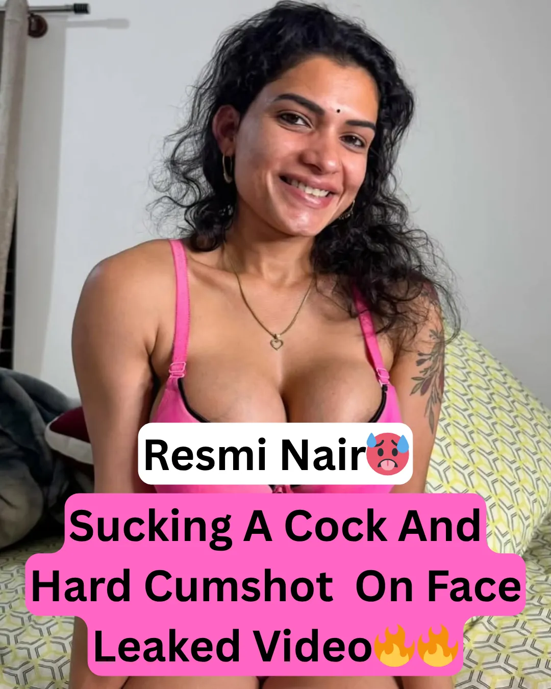Mallu Model Resmi Nair Sucks Stranger Hard And Takes Cumshot On Face Leaked Clip