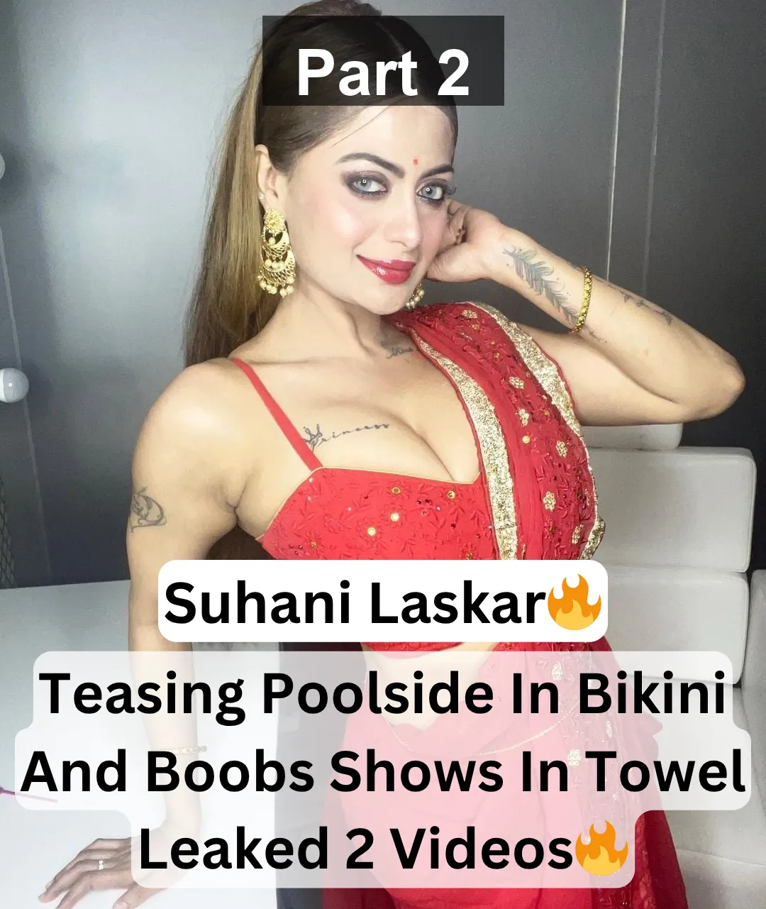 Supersexy Horny Model Suhani Laskar Exclusive Leaked Teasing Poolside In Bikini And Boobs Shows In Towel 2 Videos – Part 2