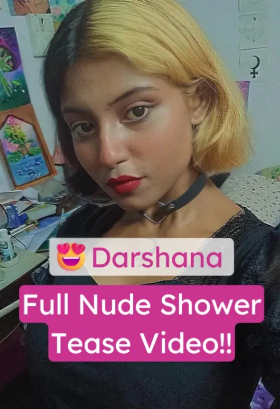 Bong Girl Darshana Chaterjee Nude in Shower Teasing Her Big Boobs and Wet Pussy