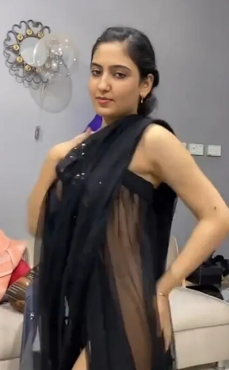 Desi Housewife Shaking Her Ass and Tits in Sheer Outfit
