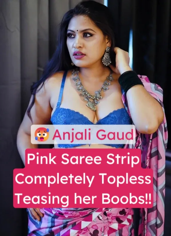Desi MILF Anjali Gaud Nude Slowly Strips Teasing Her Massive Boobs & Wet Pussy Spread
