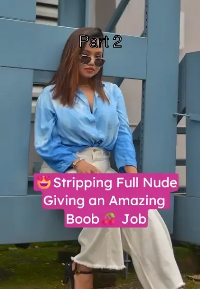 😍DK Insane Famous Insta Model Paid App 2 Videos Stripping Full Nude and Giving Amazing Boob Job🍒 – Part 2
