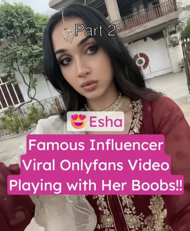 Esha aka Vixenesha Topless Nude Onlyfans Video Pressing Her Boobs – Part 2