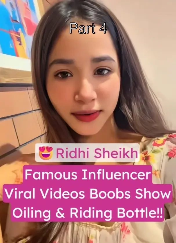 Famous Influencer Ridhi Sheikh Nude Videos Boobs Show Oiling and Riding Bottle – Part 4