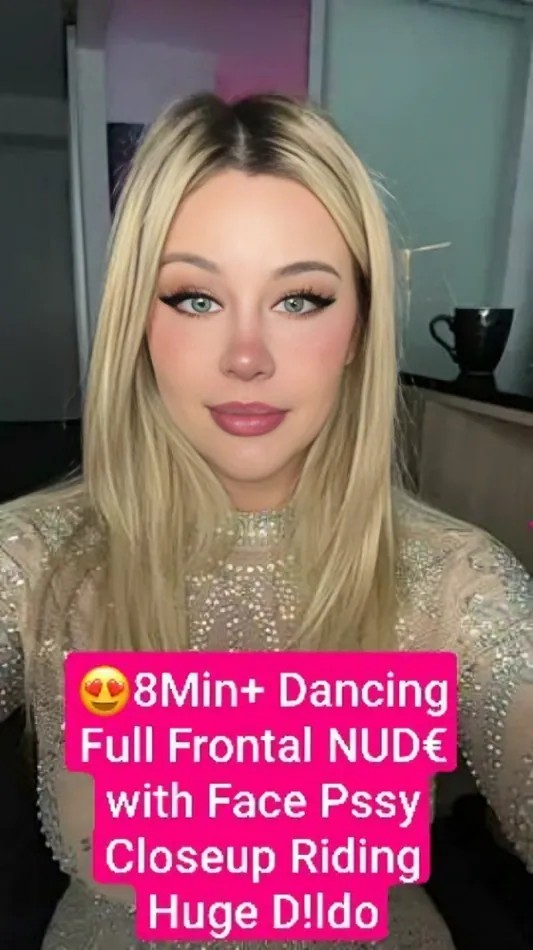 Insta Influencer 8-Minute Video Fully Nude, Riding Huge Cock with Pussy Closeup