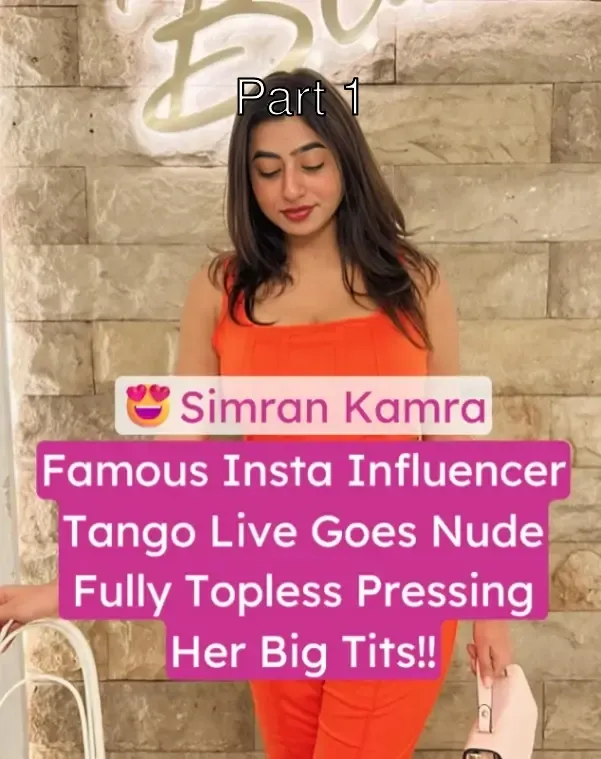 Insta Influencer Simran Kamra Goes Fully Topless Pressing Her Big Tits and Teasing Hard – Part 1