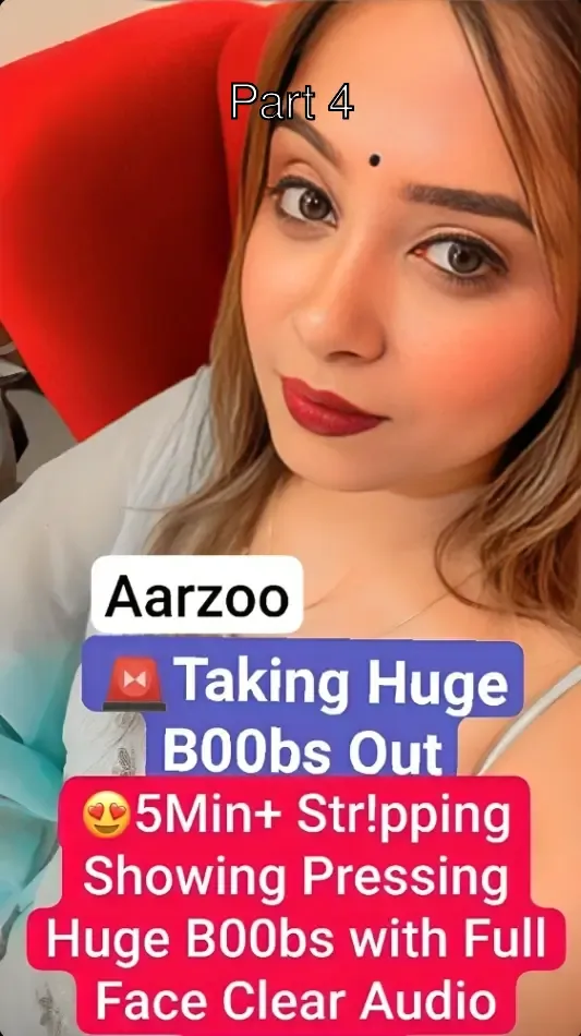 Famous Insta Model Aarzoo Nude Stripping on Tango Live – Huge Boobs & Tight Body Show – Part 4