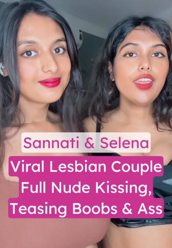 Insta Viral Couple Sannati & Selena Full Nude Video Teasing Their Tits and Ass