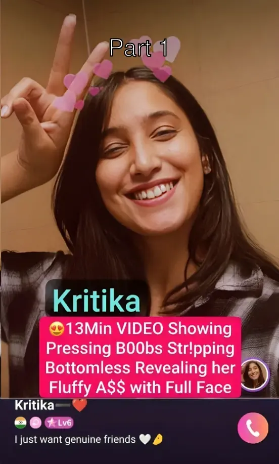 Kritika’s Exclusive 13-Min Premium Live Show: Boob Pressing, Bottomless, and Bent Over – Part 1