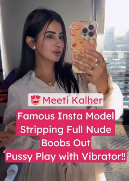 Meeti Kalher Nude: Boobs Out, Pussy Play with Vibrator