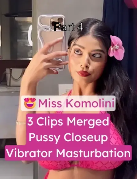 Miss Komolini Nude Legs Spread Full Pussy Show with Vibrator Masturbation – Part 4
