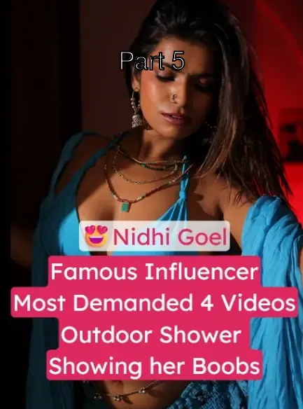 Nidhi Goel Nude Viral Outdoor Shower Dare Showing Off Her Hot Boobs – Part 5