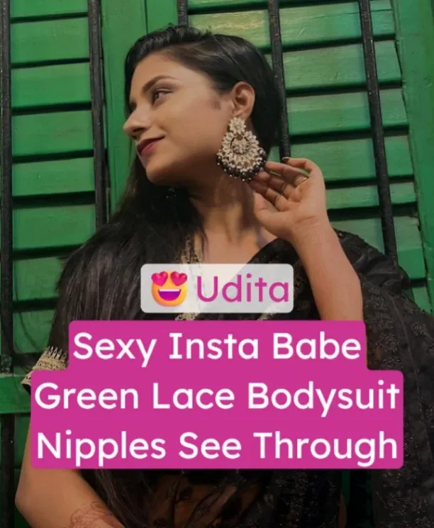 Sexy Desi Models Udita and Barsha Sen Lesbian Fun in Transparent Green Bodysuit