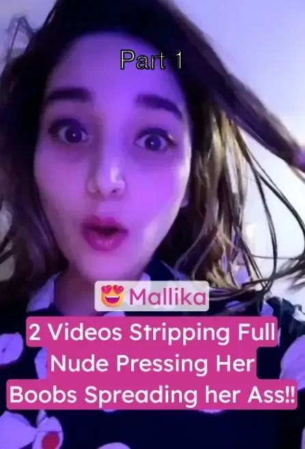 Tango Model Mallika Stripping Nude Pressing Her Boobs and Spreading Her Ass – Part 1