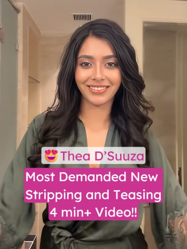 😍Most Demanded Model Thea D’Suuza New Video Stripping and Teasing