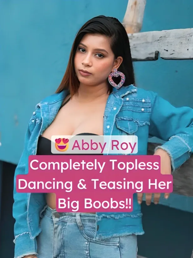 Abby Roy Completely Topless Dancing And Teasing Her Huge Naked Boobs