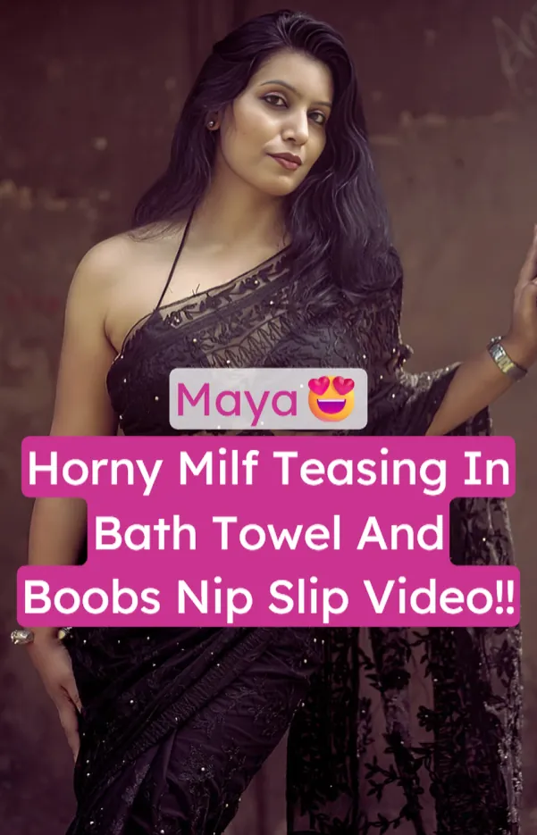 Horny Milf Maya Leaked Nude Bath Teasing Video With Nip Slip And Boobs Exposed