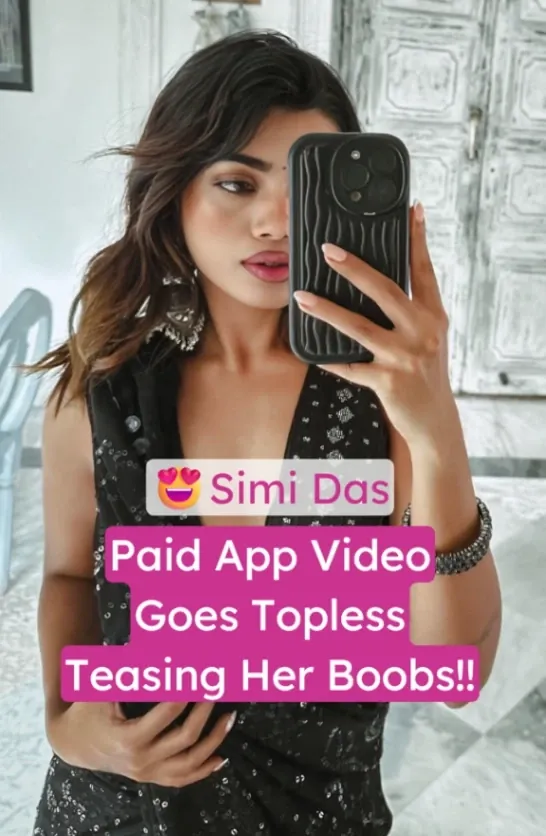 Simi Das Paid App Video Goes Topless Teasing Her Boobs And Nipples