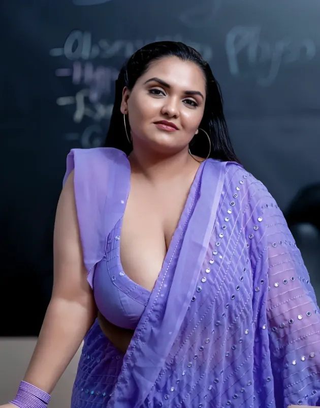 Srishti Khan Premium Live Teacher Roleplay Strips Full Nude Shows Her HUGE Boobs