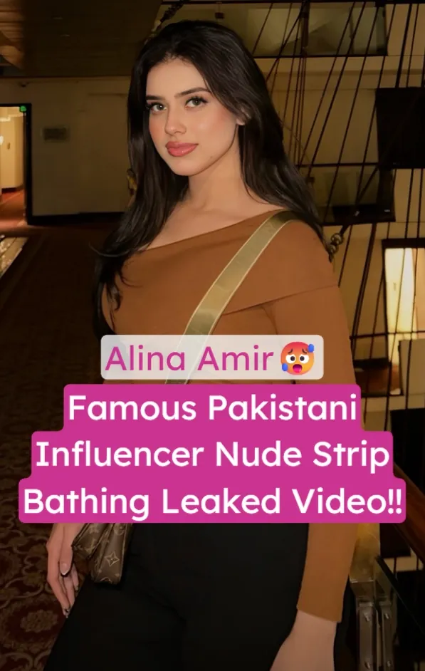 Alina Amir Pakistani Influencer Fully Nude Bathing and Stripping Leaked Video