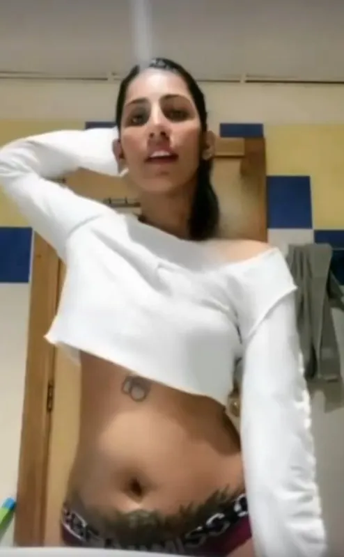 Cute Cam Girl Flaunting Her Big Boobs on Tango Live Stream for Followers