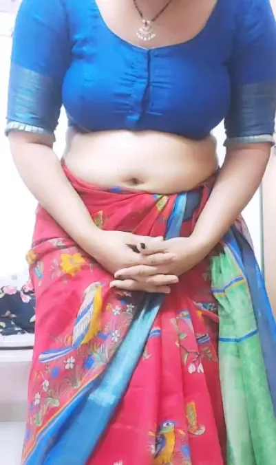 Horny Desi Bhabhi Opens Her Blouse Showing Big Boobs Then Rips Saree To Finger Her Wet Pussy