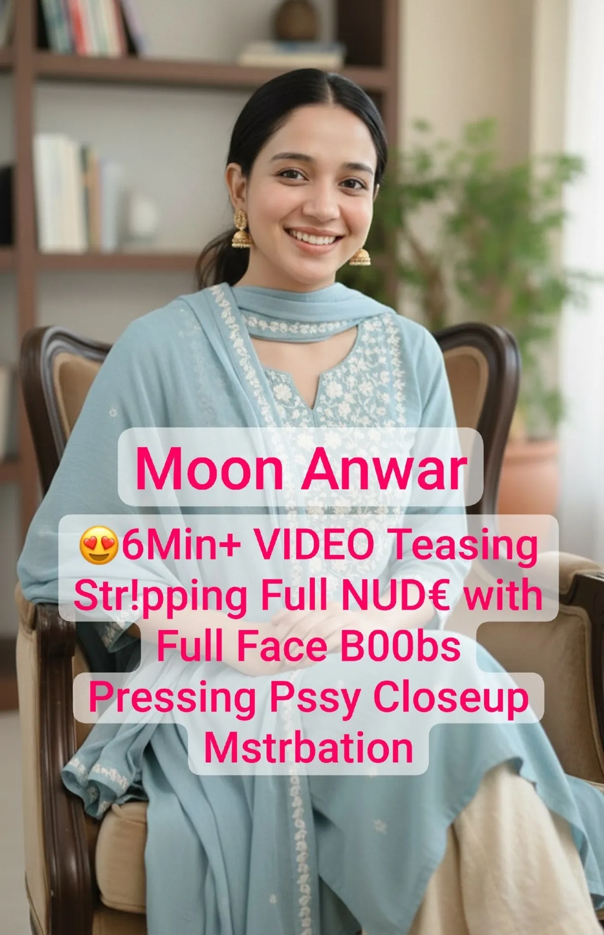 Pakistani Tiktoker Moon Anwar Goes Fully Nude And Fingers Her Tight Pussy On Live