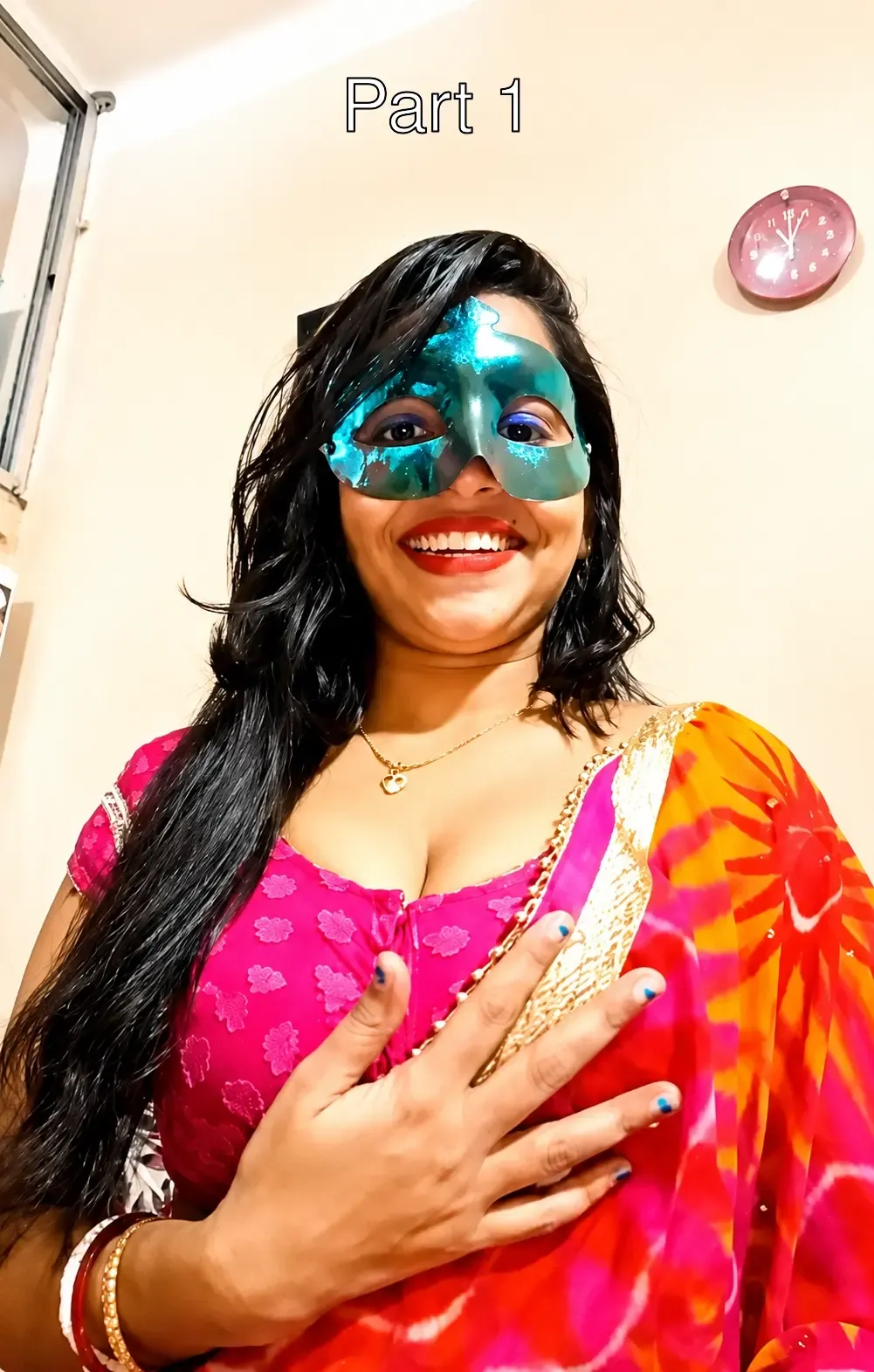 Horny Bhabhi Strips Saree Sucks Cock And Vibrates Spread Pussy Live Fucking Show – Part 1