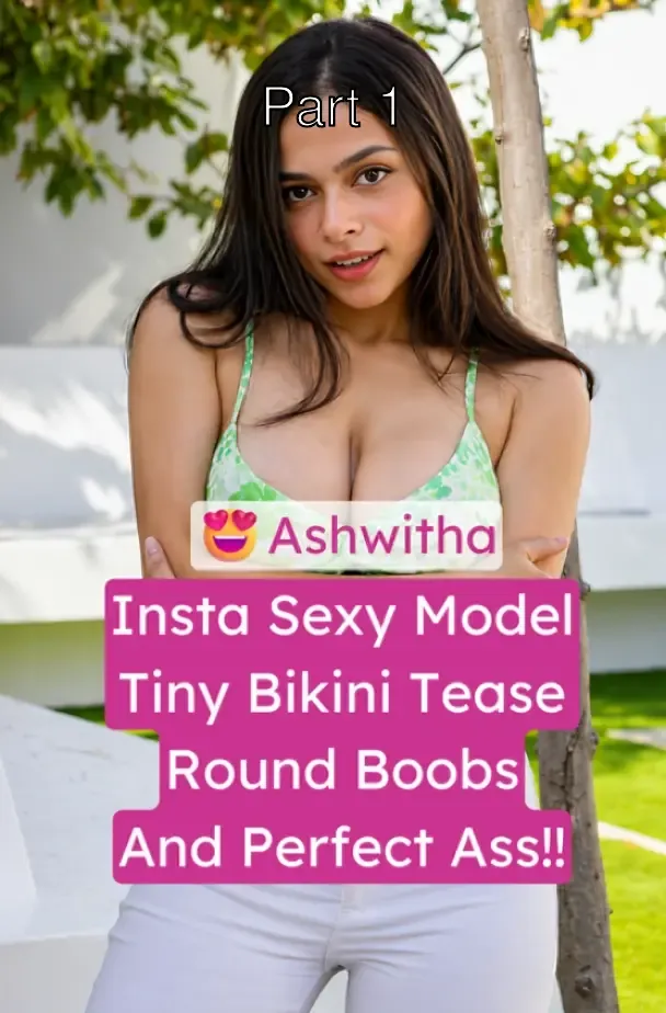 Insta Sexy Model Ashwitha Extremely Hot Teasing In Tiny Crochet Bikini Revealing Her Round Hard Boobs And Perfect Ass – Part 1