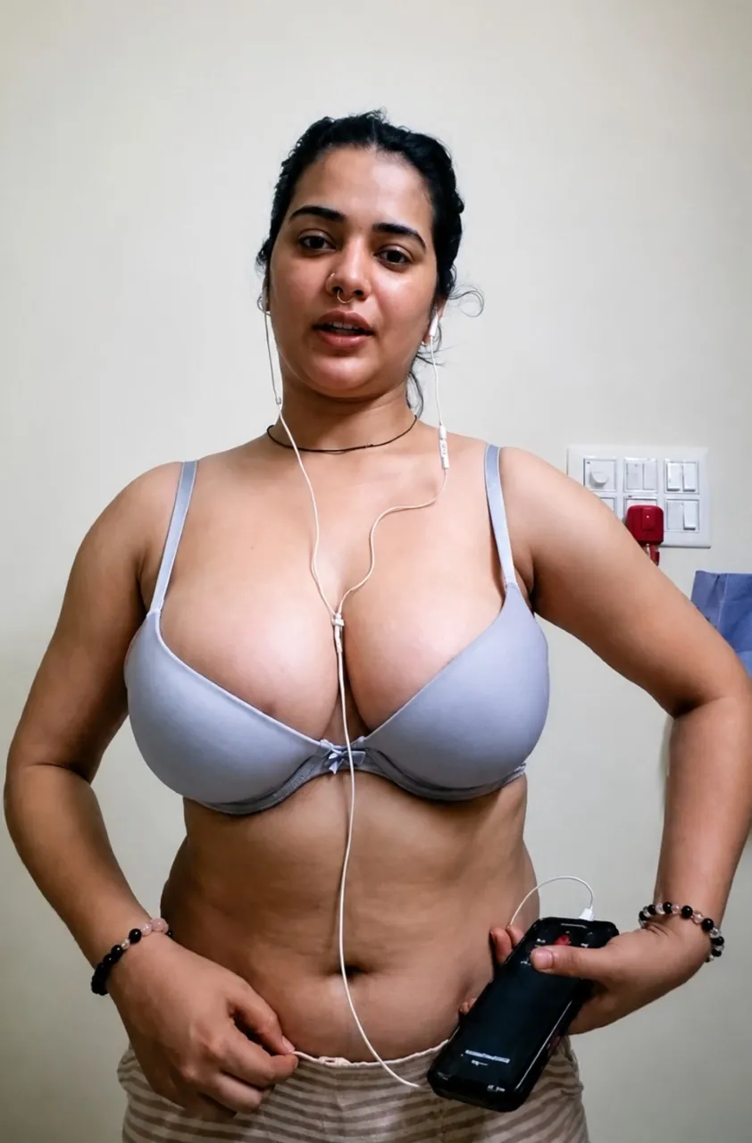 Desi Model Big Boobs Spilling Out of Her Bra During Tango Phone Call