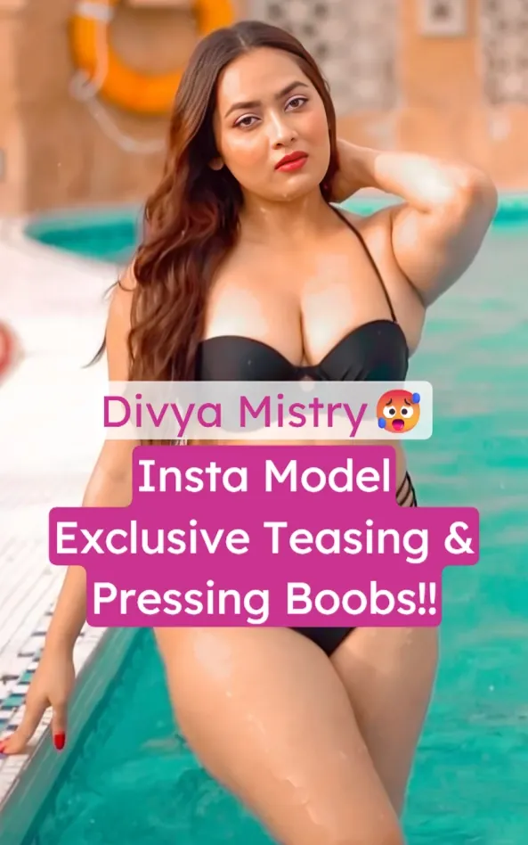 Beautiful Sexy Model Divya Mistry Stripping Off Dress And Shows Big Ass On Live