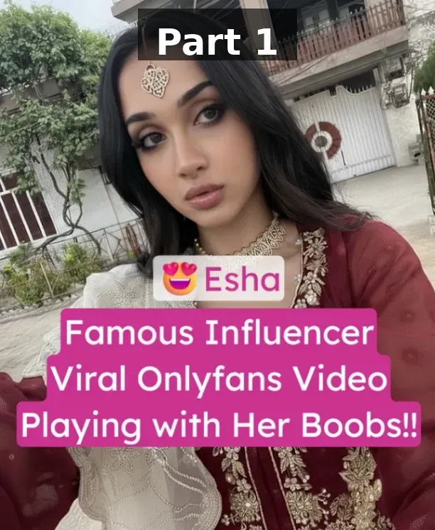 Esha aka Vixenesha Topless Nude Onlyfans Video Pressing Her Boobs – Part 1