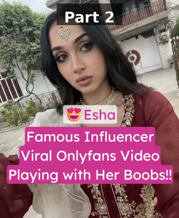 Esha aka Vixenesha Topless Nude Onlyfans Video Pressing Her Boobs – Part 2