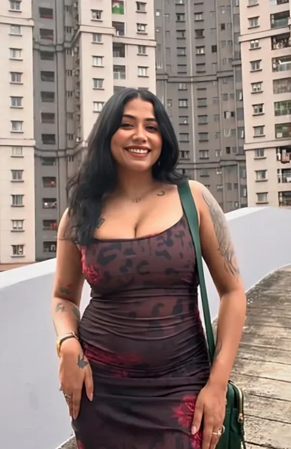 Famous Model Yajna Seni Showing Her Boobs in See Through Black Top With Horny Moves And Nip Slip