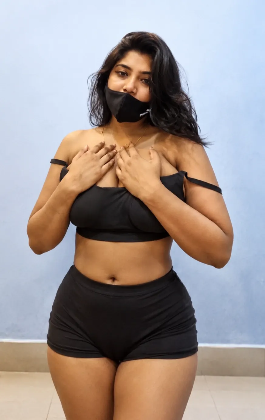Hot Desi Girl Stripped Pressing Big Boobs and Showing Her Pussy Hole for Fans