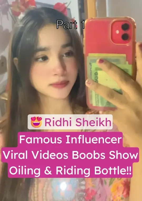 Influencer Ridhi Sheikh Nude XXX Videos Leaked Riding Bottle and Boobs Oiling – Part 1