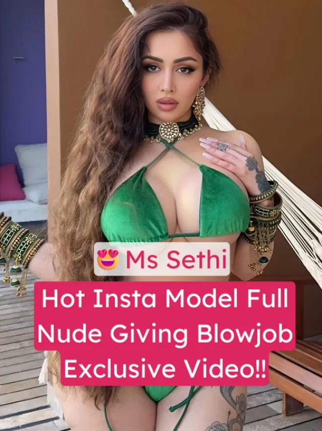 Famous Hot Insta Model Ms Sethi Full Nude Giving Boyfriend A Blowjob