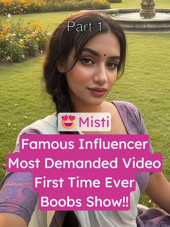 Misti Leaked Tango 121 Video First Time Ever Boob Show Pressing & Licking Nipples – Part 1