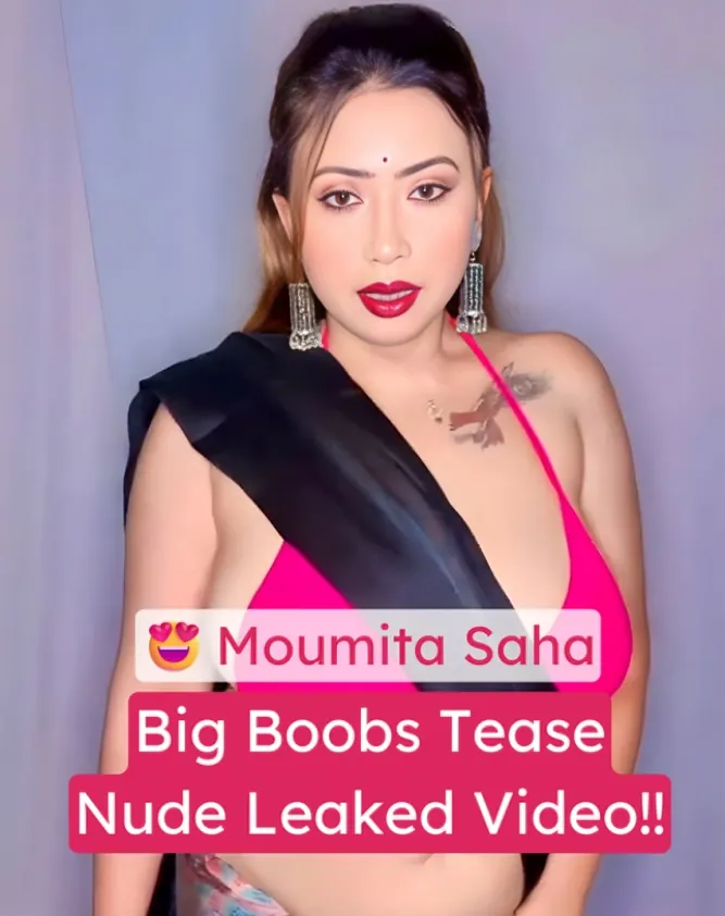 Moumita Saha Big Boobs Nude Leaked See-Through Saree Tease