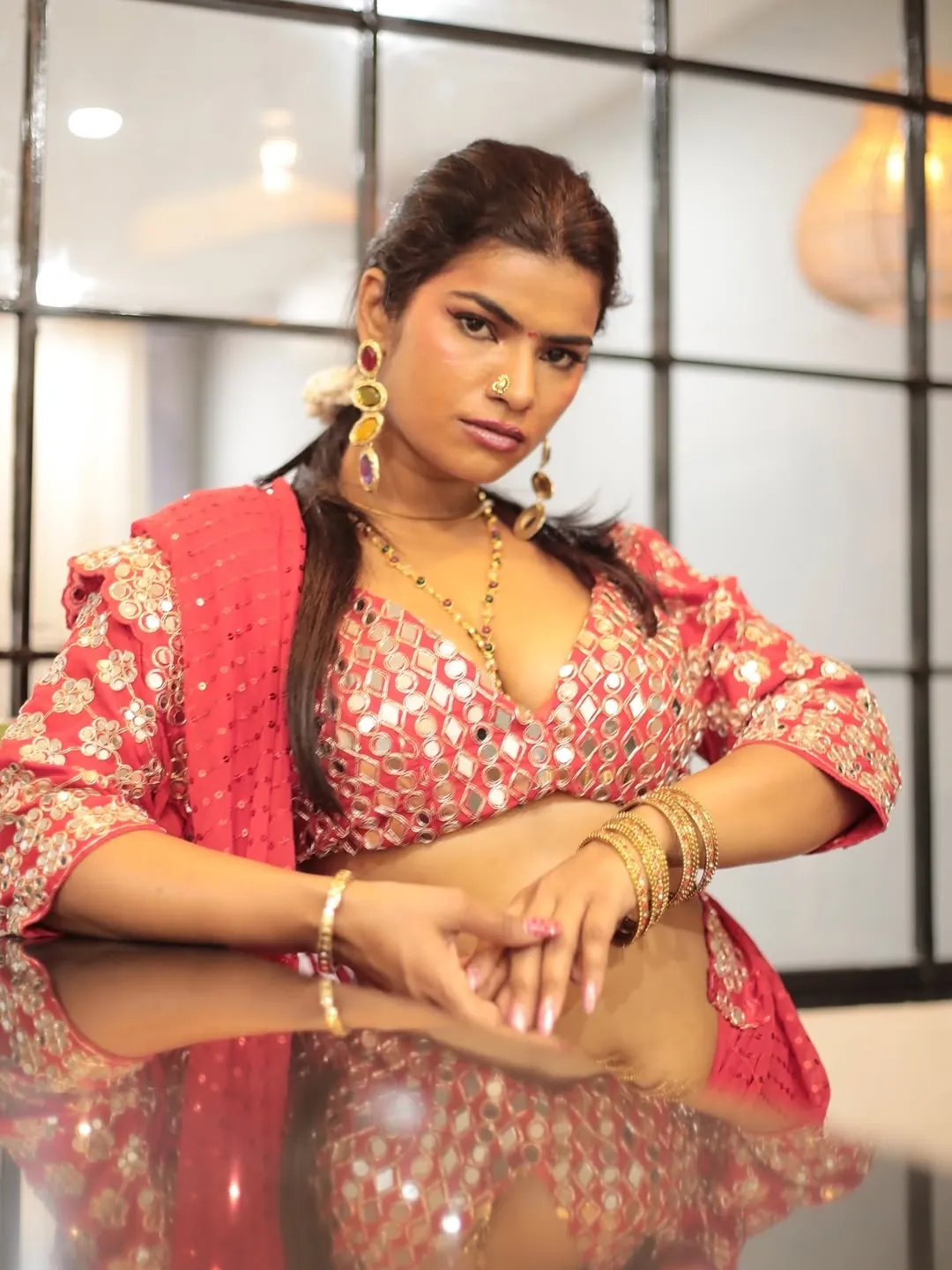 Famous Influencer Nidhi Goel Semi Nude In Sexy Dance Revealing Boobs And Ass Pussy Tease On Cam